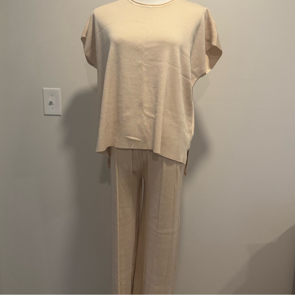 Amazon Women's Cream Two-Piece Set